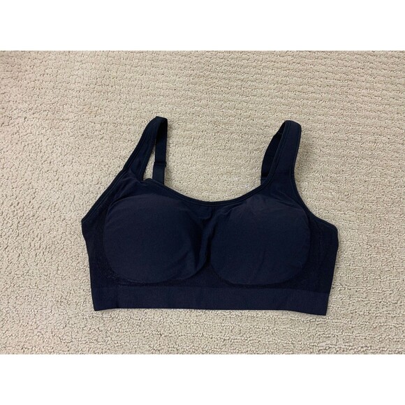 Shapermint Everyday Comfort Straps Wireless Black Convertible Bra Sz L - Picture 1 of 6